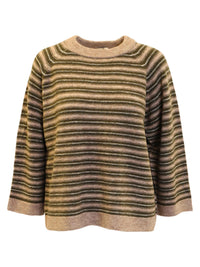 Genser Stripe Green