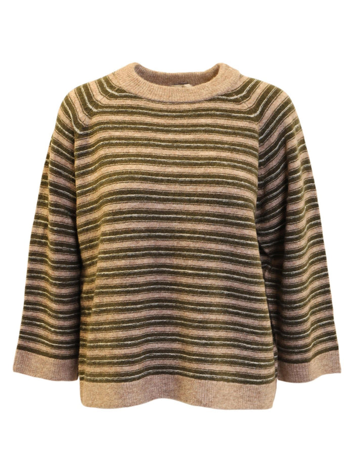 Genser Stripe Green
