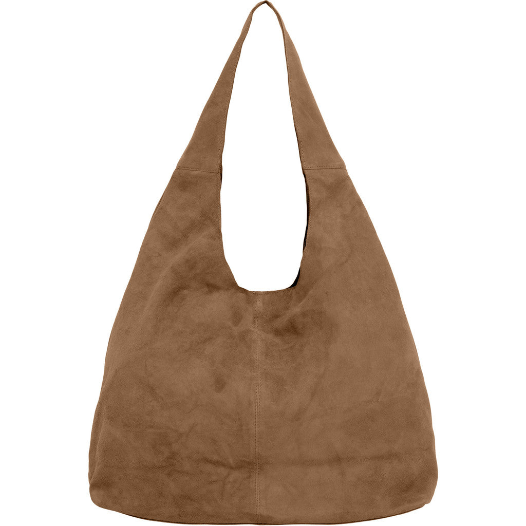 Suede Shopper Nude Brown