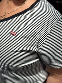 Levis T-shirt Raita Stripe V-neck