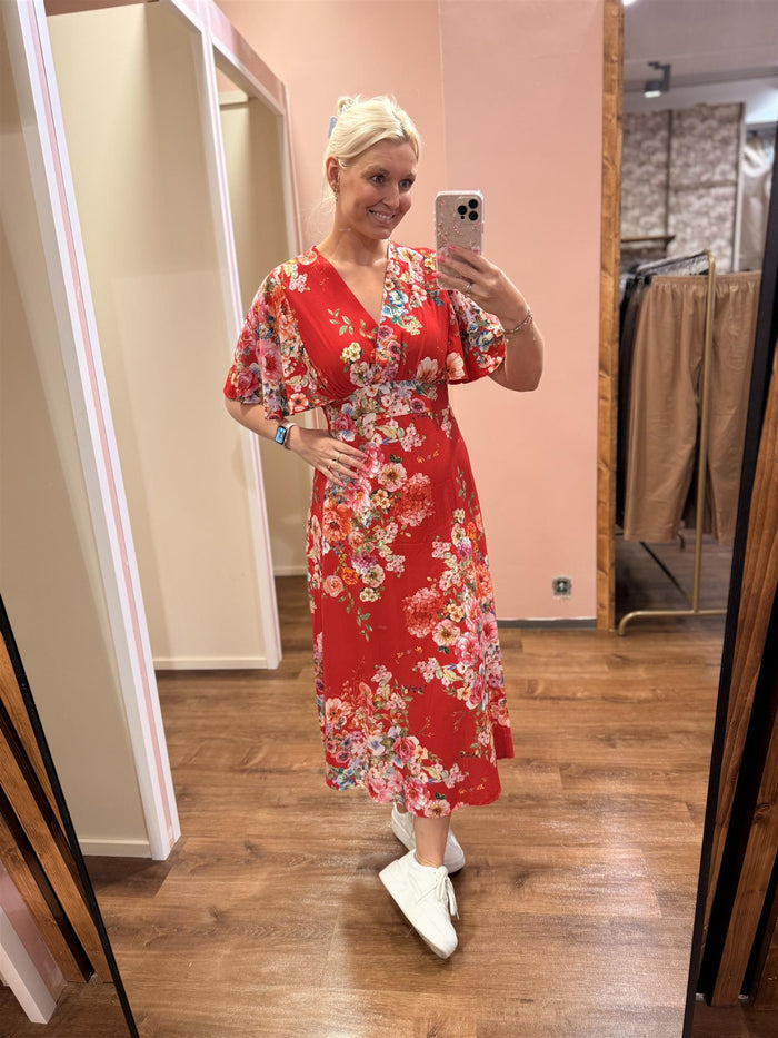 PERNILLE ROSE LONG DRESS Red