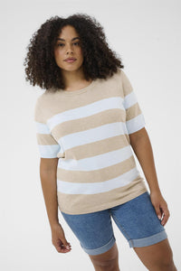 KClizzy Striped Pullover Feather Mel/ ligh