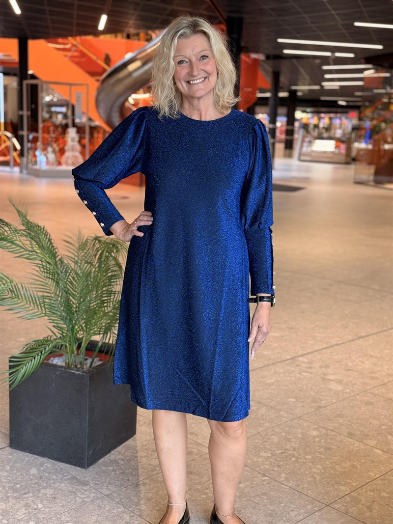 Kjole Tea Lux Navy (Glitter)
