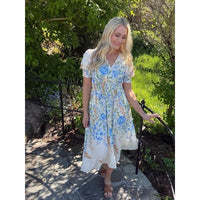 BELLA LONG DRESS Soft Blue
