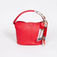 Ibelin liten bucketbag - Rød