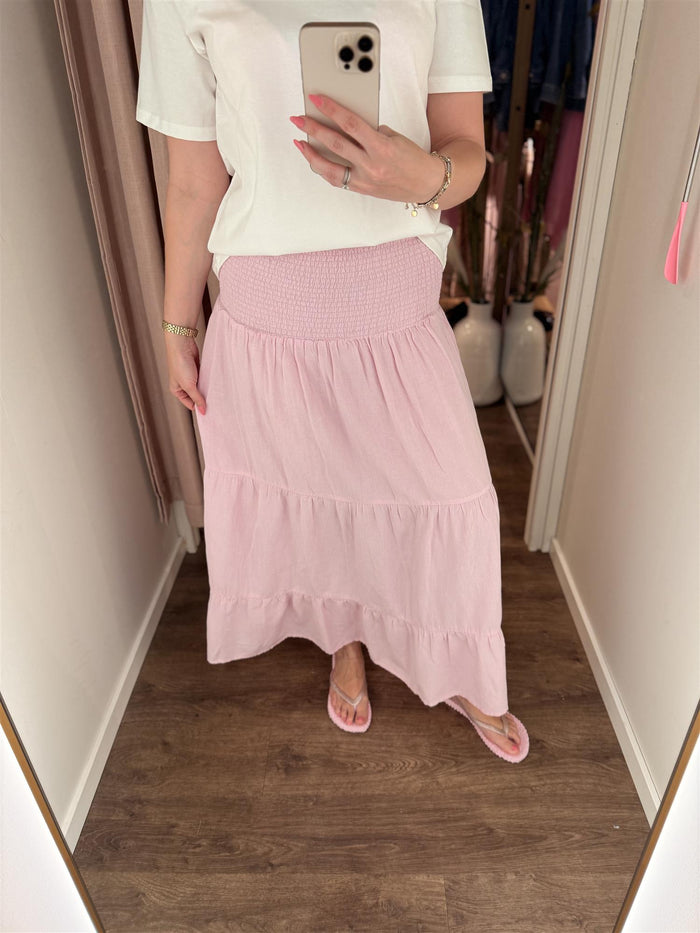 Vicky Smock Skirt Rose