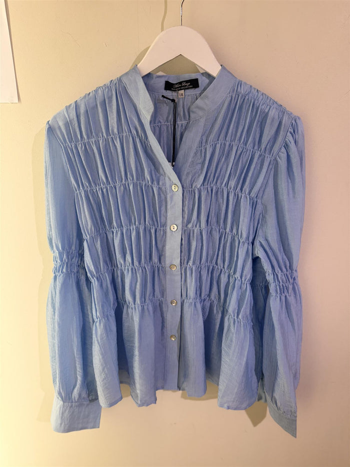 Smock Blouse Soft Blue