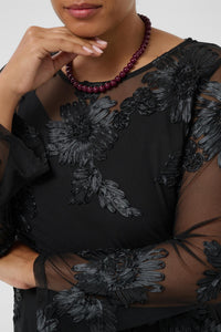 KCjuliana Top Black Deep