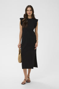 KAcelina Flounce Dress Black Deep