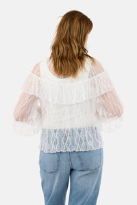 Bluse Blonder Hvit