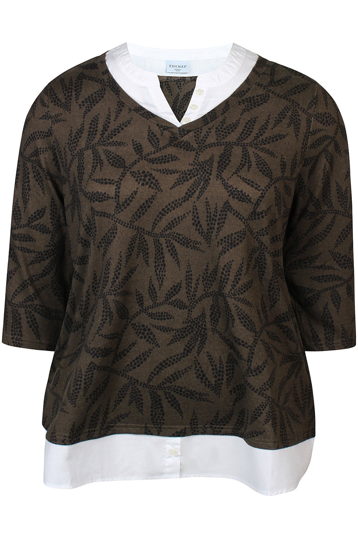 Bluse Zara Stone Green