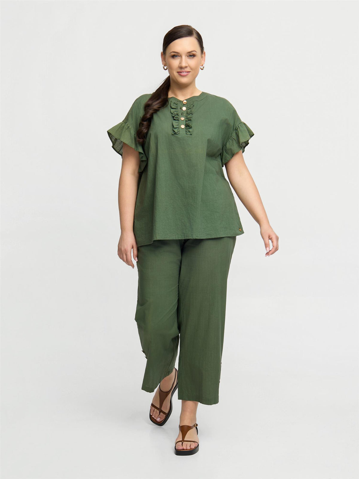 LILY BLOUSE Olive