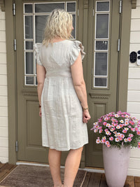 Malou Lin Dress Sand