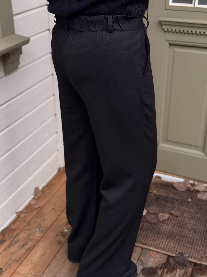 Bukse Straight Lange ben, Sort