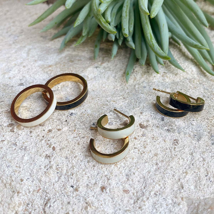 Ring, Sort emalje