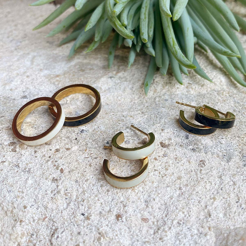 Ring, Sort emalje