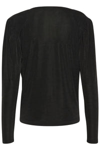 KAgina Jersey Blouse Black Deep