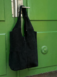 Suede Demi Bag Moral Grey
