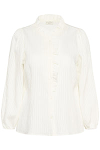 KCuma Frill Shirt Chalk