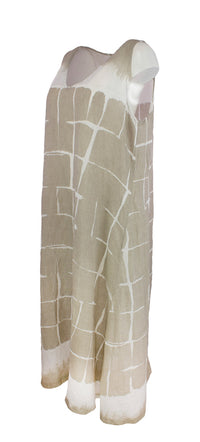 Kjole Sand Print Lin