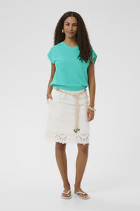 CREvisa Knit Blouse Ceramic