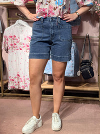 TUTTI TWILL SHORTS Light Blue Denim