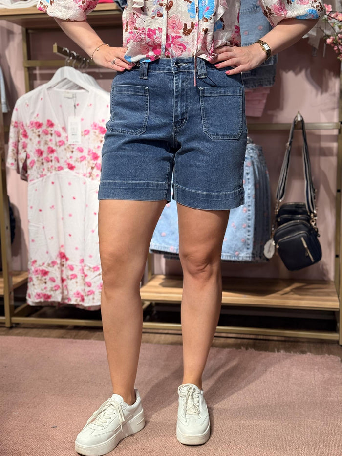 TUTTI TWILL SHORTS Light Blue Denim