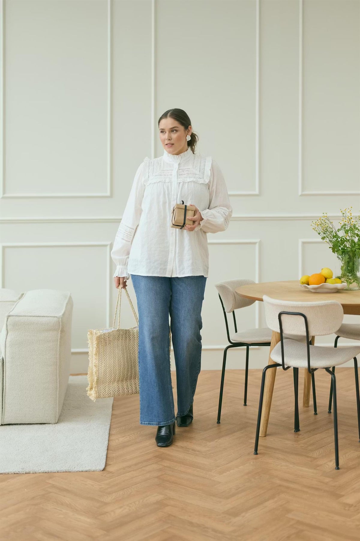 KCflora Flared Full length Jeans