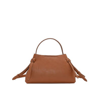 Hermine Cognac veske i imitert skinn med vri-lås