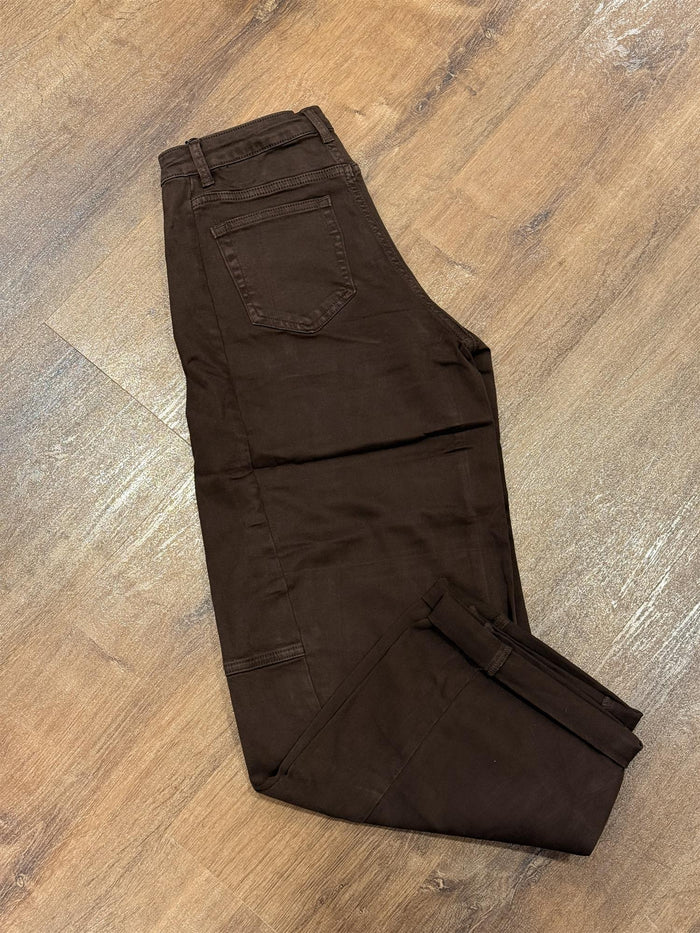 Jeans Barrel Palma - Dark Brown