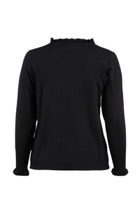 Snaila Knit Blouse Black