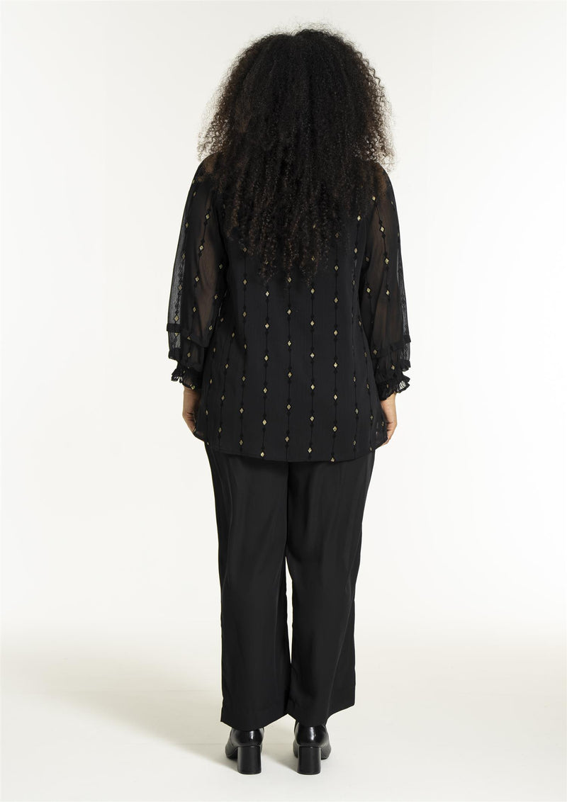 SNanda Tunic Black/Gold
