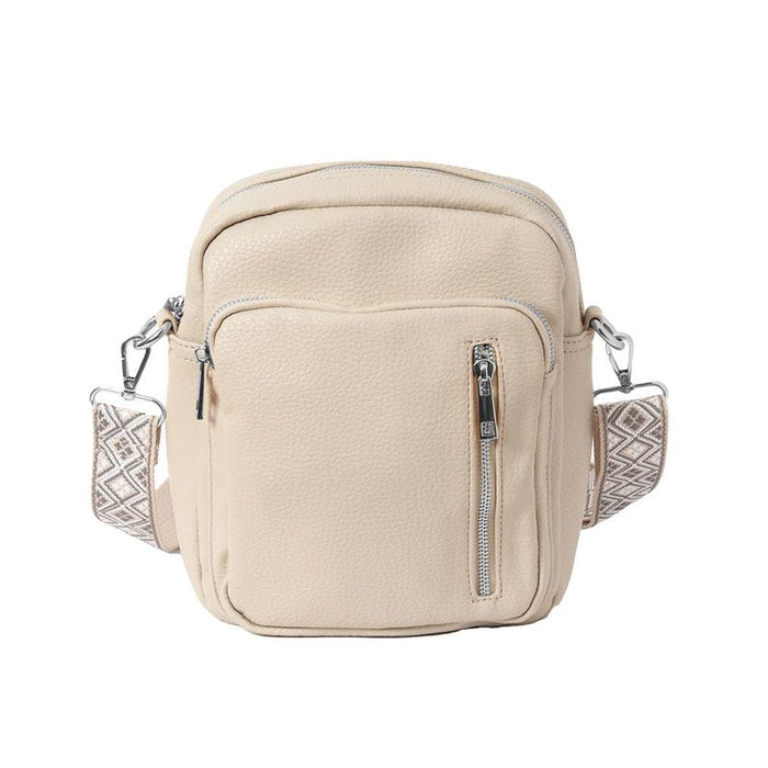 Veske Bea Stor Citybag Mønster Beige