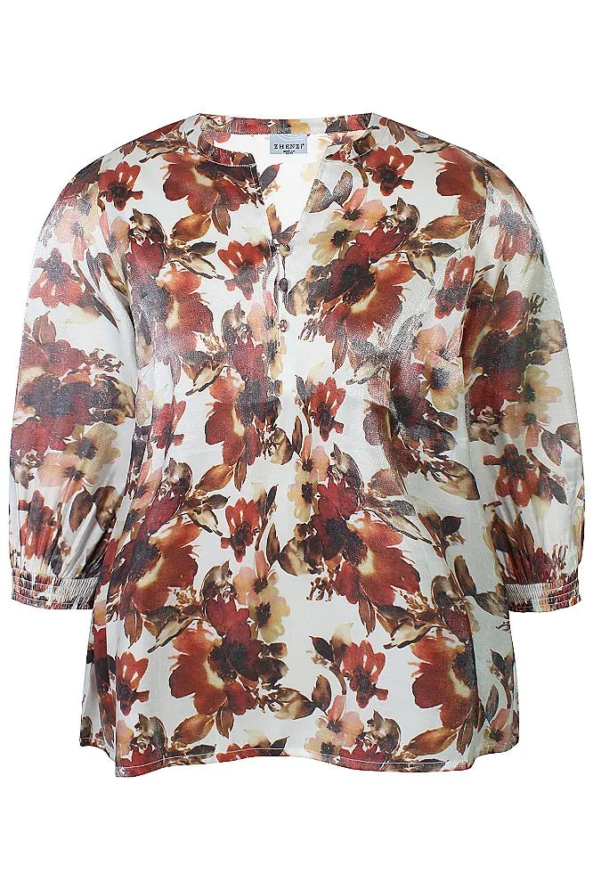 Bluse Lucie Dark Maroon