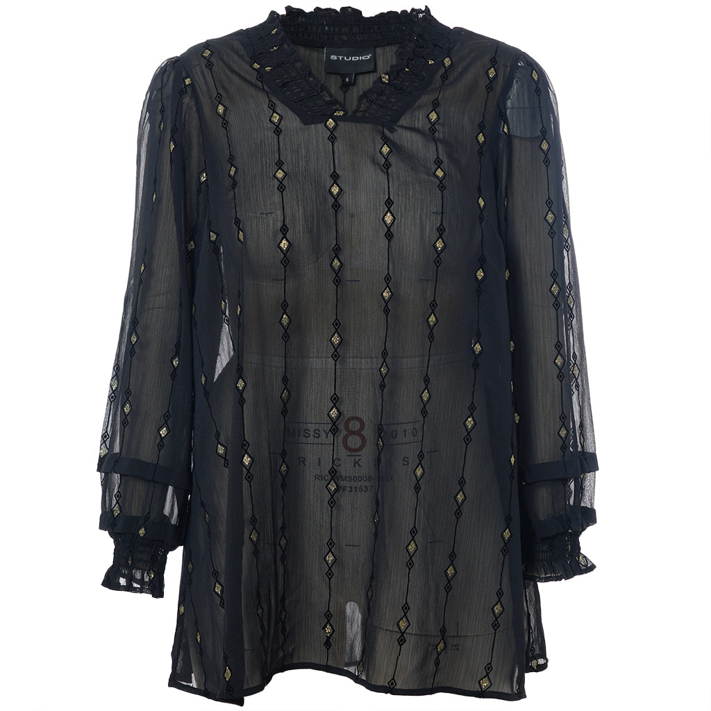 SNanda Tunic Black/Gold