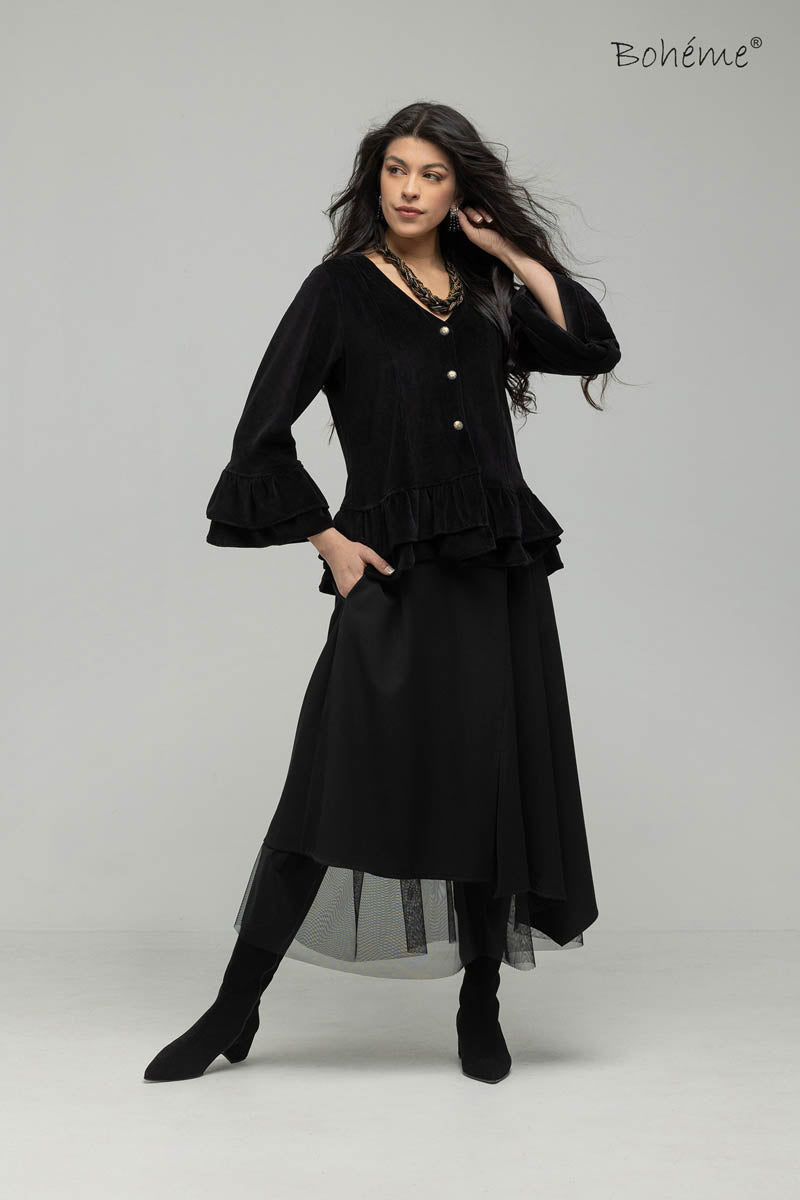 Skjørt m Chiffon