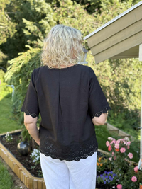 Topp Blonder Lin Black