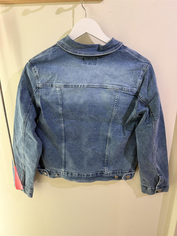 Basic Denim Jacket Light Blue Used