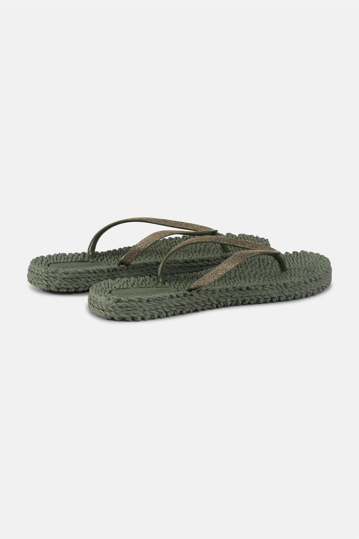 Cheerful Flip Flop w. Glitter Army