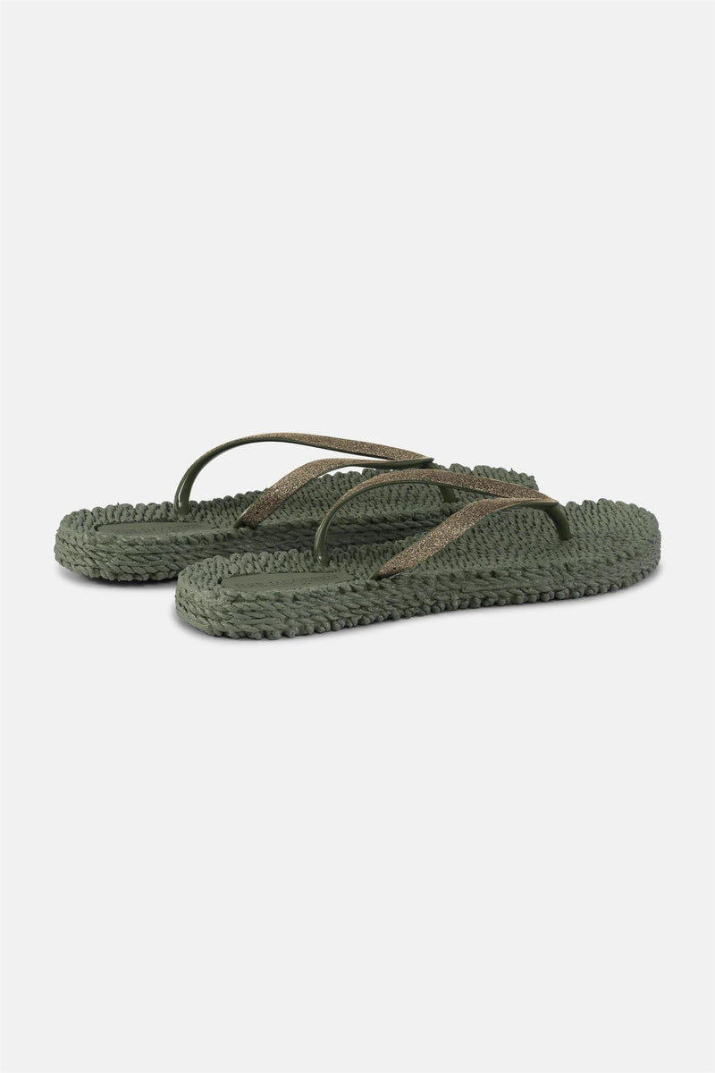 Cheerful Flip Flop w. Glitter Army