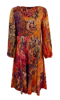 Kjole Kort Burnt Orange