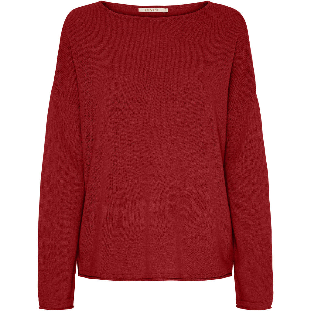 Genser 100% Cashmere - Brick Red