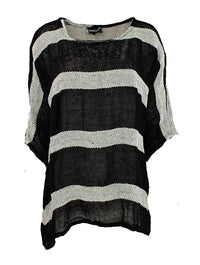 Top Kort Sort Print