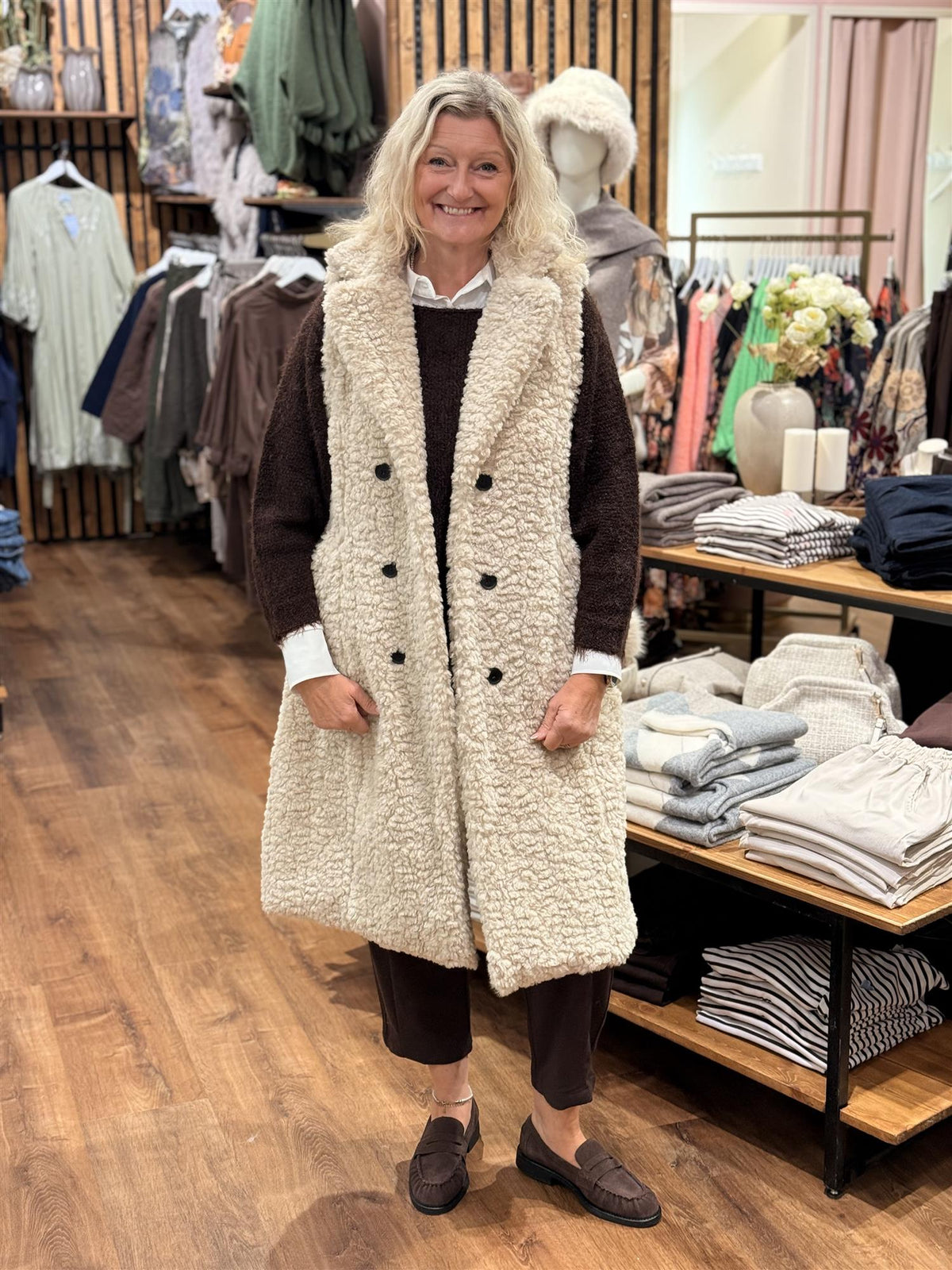 Curly Vest Fur Long