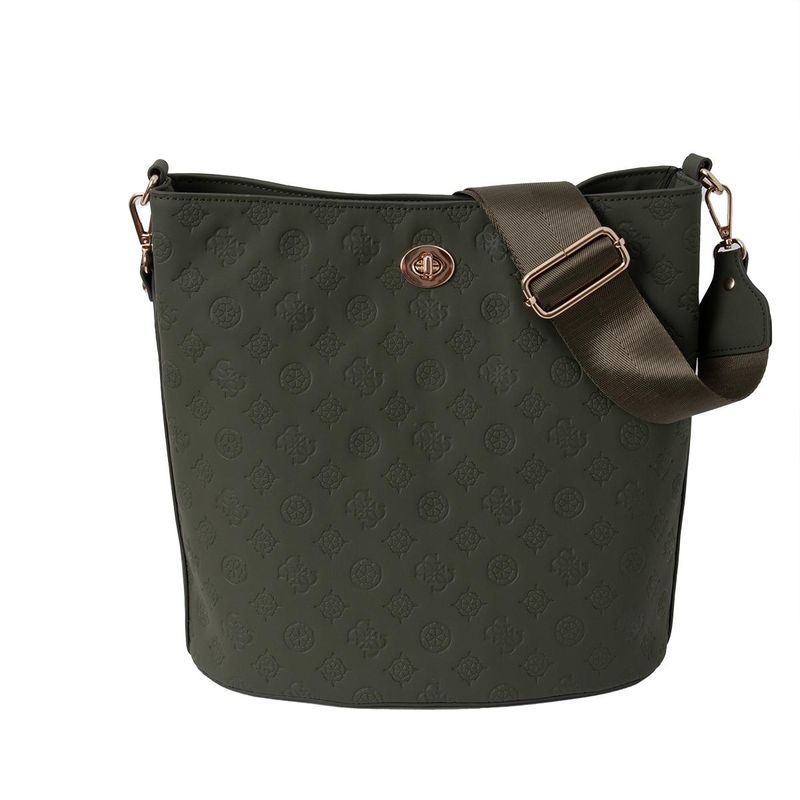 Ivory bucketbag - olivengrønn