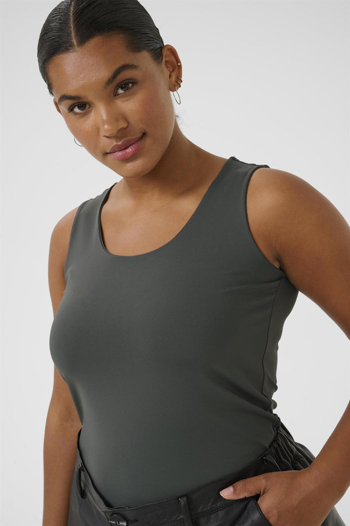 KCerina Jersey Top Black Oyster