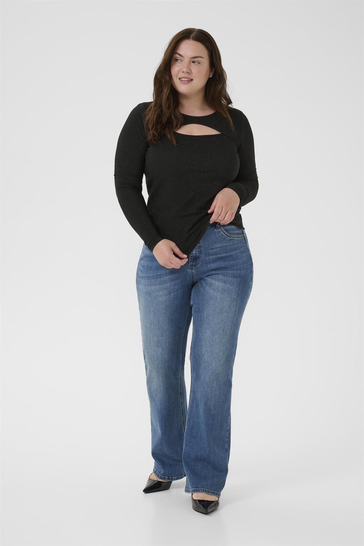 KCriana LS T-Shirt Black Deep