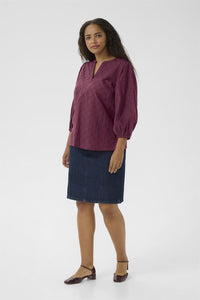 KCloulou Blouse 3/4 SL Windsor Wine