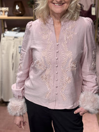 Bluse Vanessa Emb Rose