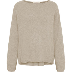 Genser Mira 100% Cashmere - Beige Melange